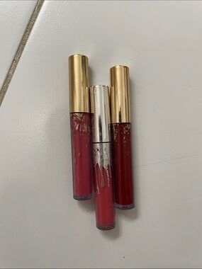 Kylie cosmetics liquid Lipstick Trio in kristen, Leo and Angel Rose, never used